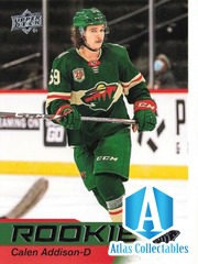 2021-22 Upper Deck NHL Star Rookies Calen Addison Minnesota Wild #9